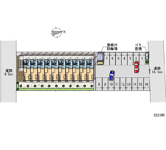 ★手数料０円★越前市妙法寺町　月極駐車場（LP）